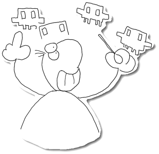A person conducting several agent workers like an orchestra